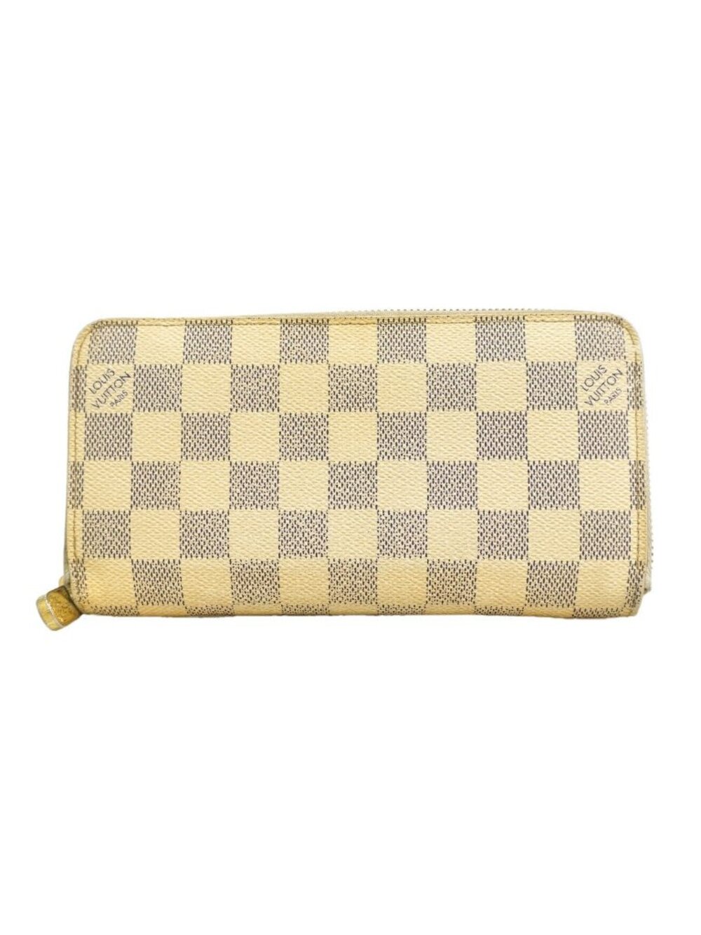 Louis Vuitton Wallet Damier Azur Zippy White